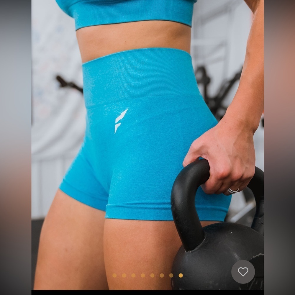 [Flag Nor Fail] NWT SEAMLESS COMPRESSION SHORTS - BLUE - Picture 4 of 6